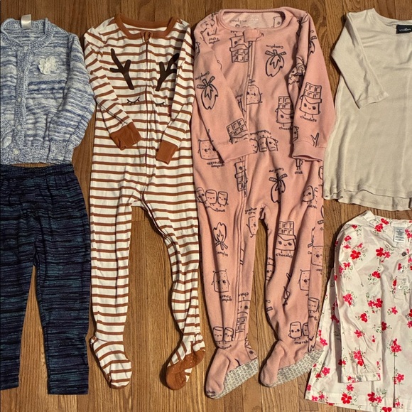 Assorted Kids Pajamas, Dresses, Cardigan and Legging - Picture 6 of 14